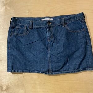 Old Navy Dark Blue Denim Mini Skirt